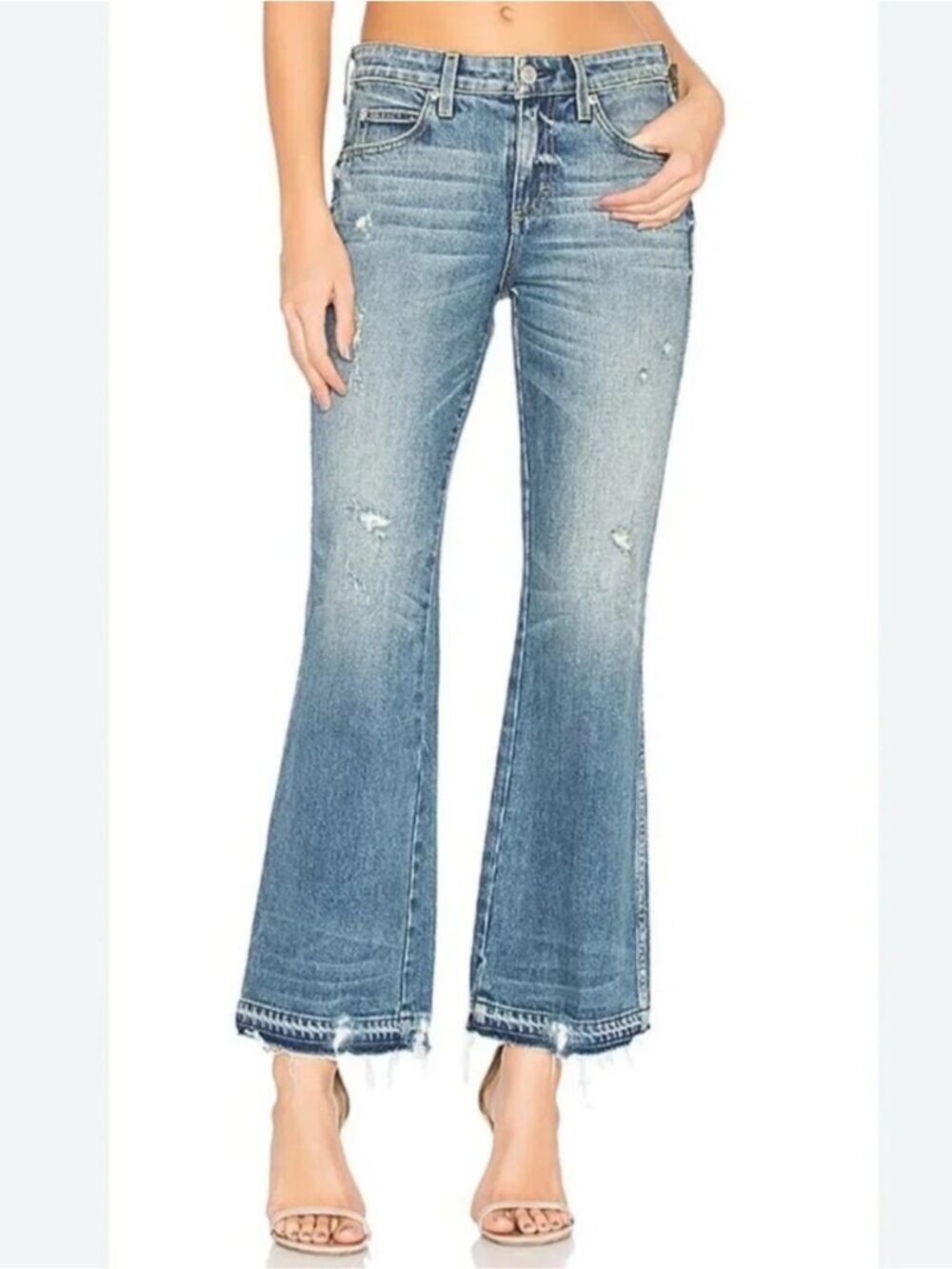 AMO Bex Flare Leg Dreamer With Destroy Bex Distressed Size 26